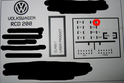 Pin Belegung Zündungsplus am VW Quadlock Stecker